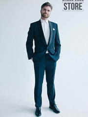 Однобортный, Смокинг, Двойка Черный смокинг Benafetto от Прокат мужских костюмов Dress Code Rent 1