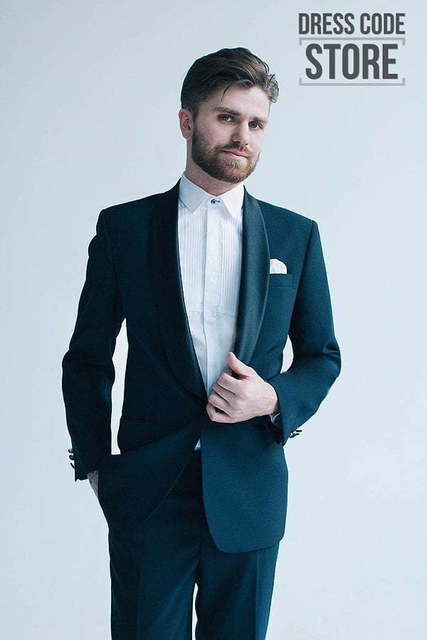 Однобортный, Двойка, Смокинг Черный смокинг Benafetto от Прокат мужских костюмов Dress Code Rent 2