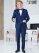 Однобортный, Двойка Свадебный костюм синяя двойка Eleganto от Прокат мужских костюмов Dress Code Rent 1