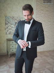 Однобортный, Смокинг, Двойка Свадебный костюм Bellini (Беллини) от Прокат мужских костюмов Dress Code Rent 2