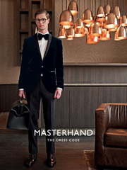 Однобортный, Смокинг, Двойка Бархатный свадебный смокинг Tobin от  1