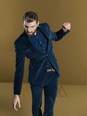 Однобортный, Двойка Свадебный костюм Taddeo от  1