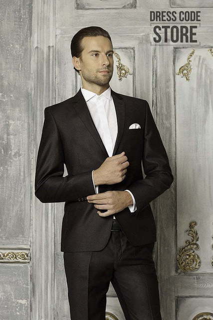 Однобортный, Двойка Свадебный костюм коричневая двойка Chocolate от Салон мужских костюмов Dress Сode Store 2