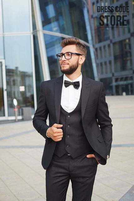 Однобортный, Тройка Свадебный костюм тройка Riccardo от Салон мужских костюмов Dress Сode Store 2