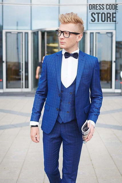 Однобортный, Тройка Свадебный костюм тройка Vincent от Салон мужских костюмов Dress Сode Store 2