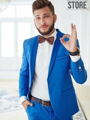 Однобортный, Смокинг, Двойка Смокинг двойка Alessandro от Салон мужских костюмов Dress Сode Store 2