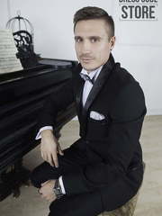 Однобортный, Смокинг, Двойка Смокинг двойка Tesoro от Салон мужских костюмов Dress Сode Store 2