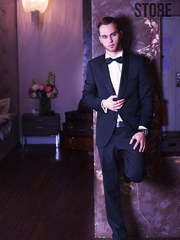 Однобортный, Смокинг, Двойка Смокинг шерсть Venzano от Салон мужских костюмов Dress Сode Store 1