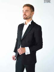 Однобортный, Смокинг, Двойка Свадебный костюм 26 Arthur от Салон мужских костюмов Dress Сode Store 2