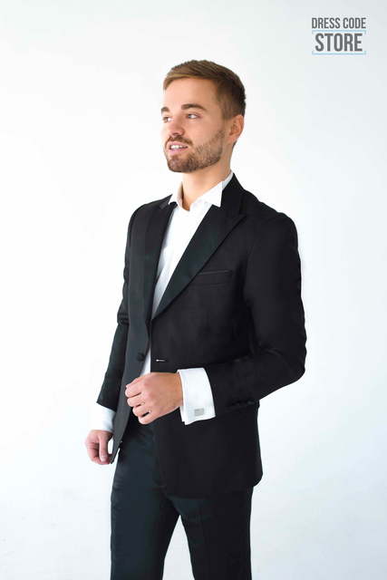 Однобортный, Двойка, Смокинг Свадебный костюм 26 Arthur от Салон мужских костюмов Dress Сode Store 2