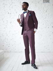 Однобортный, Тройка Свадебный костюм 44 Milibachi от Салон мужских костюмов Dress Сode Store 1