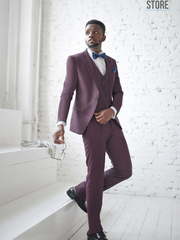 Однобортный, Тройка Свадебный костюм 44 Milibachi от Салон мужских костюмов Dress Сode Store 2