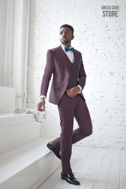 Однобортный, Тройка Свадебный костюм 44 Milibachi от Салон мужских костюмов Dress Сode Store 2