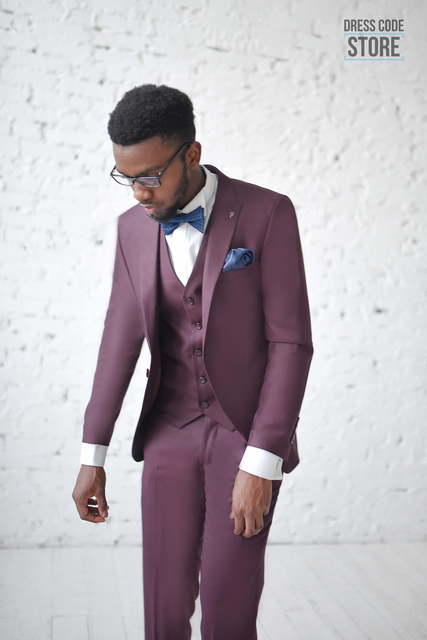 Однобортный, Тройка Свадебный костюм 44 Milibachi от Салон мужских костюмов Dress Сode Store 4