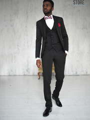 Однобортный, Тройка Свадебный костюм 45 Maverick от Салон мужских костюмов Dress Сode Store 1