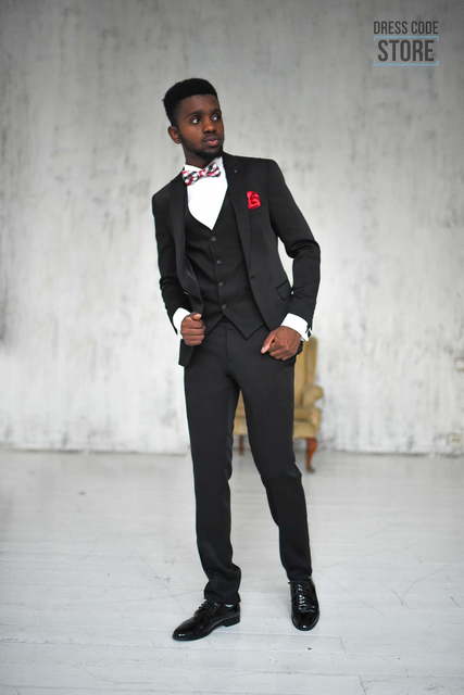 Однобортный, Тройка Свадебный костюм 45 Maverick от Салон мужских костюмов Dress Сode Store 4