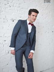Однобортный, Тройка Свадебный костюм 46 Langdon от Салон мужских костюмов Dress Сode Store 2