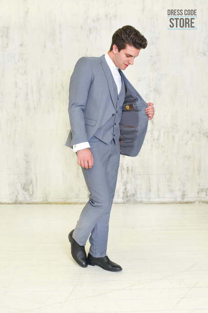 Однобортный, Тройка Свадебный костюм 49 Celentano от Салон мужских костюмов Dress Сode Store 2