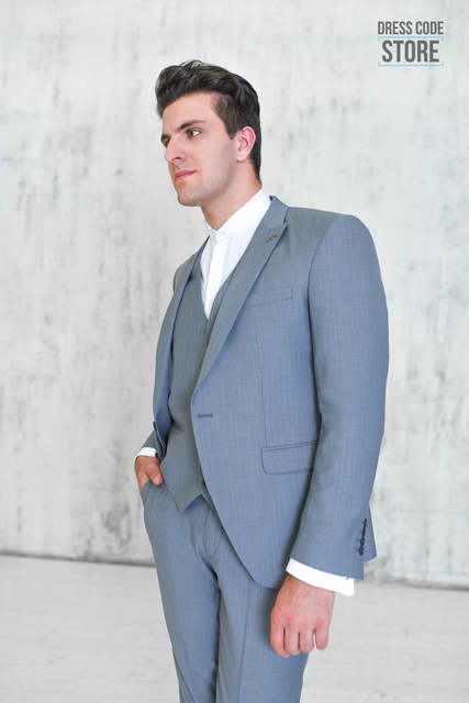 Однобортный, Тройка Свадебный костюм 49 Celentano от Салон мужских костюмов Dress Сode Store 4