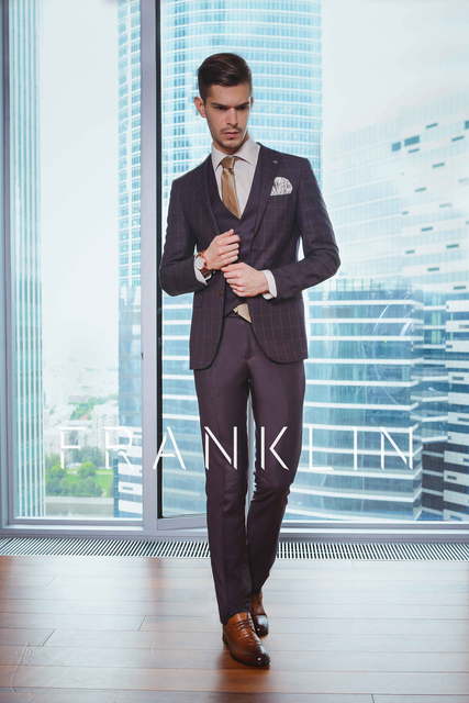 Однобортный, Тройка Свадебный костюм Gibsone (Гибсон) от Салон мужских костюмов Dress Сode Store 3