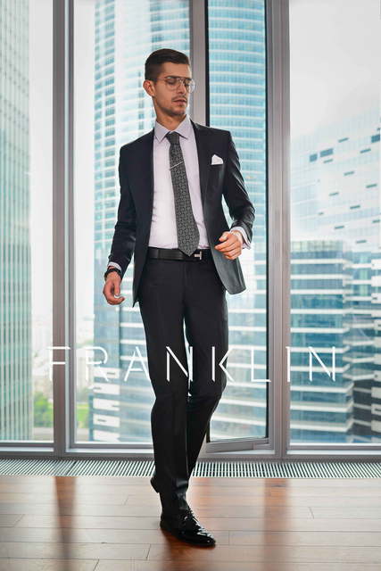 Однобортный, Двойка Свадебный костюм Armand black (Арманд блэк) от Салон мужских костюмов Dress Сode Store 4