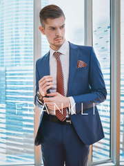 Однобортный, Двойка Свадебный костюм Armand blue (Арманд блу) от Салон мужских костюмов Dress Сode Store 2