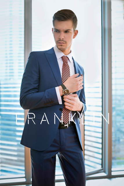 Однобортный, Двойка Свадебный костюм Armand blue (Арманд блу) от Салон мужских костюмов Dress Сode Store 3