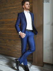 Однобортный, Двойка Свадебный костюм Armand purple (Арманд пёпл) от Салон мужских костюмов Dress Сode Store 2