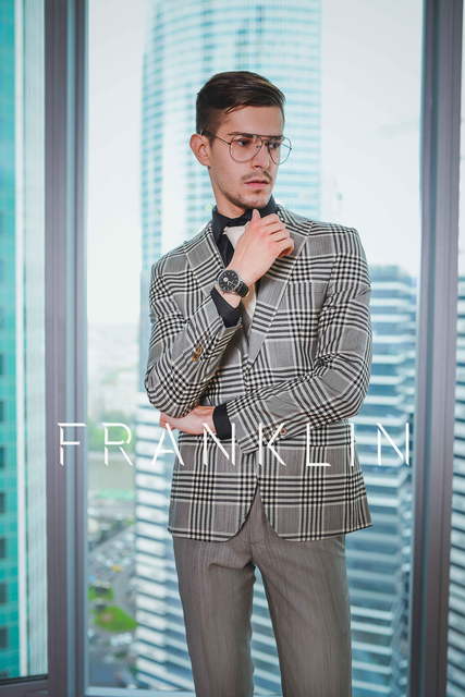 Однобортный, Тройка Свадебный костюм Bannerman (Баннэрмен) от Салон мужских костюмов Dress Сode Store 2