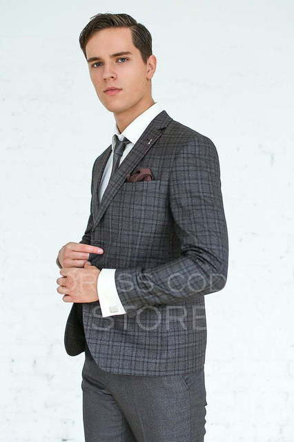 Однобортный, Тройка Свадебный костюм Baskerwille (Баскервиль) от Салон мужских костюмов Dress Сode Store 2