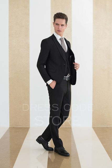 Однобортный, Тройка Свадебный костюм Baxter (Бакстер) от Салон мужских костюмов Dress Сode Store 1