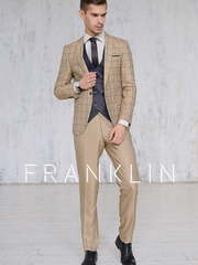 Однобортный, Тройка Свадебный костюм Bissett (Биссетт) от Салон мужских костюмов Dress Сode Store 1