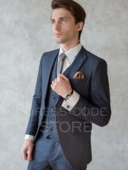 Однобортный, Тройка Свадебный костюм Border (Бордер) от Салон мужских костюмов Dress Сode Store 2