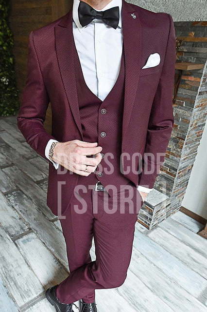 Однобортный, Тройка Свадебный костюм Brodie (Броуди) от Салон мужских костюмов Dress Сode Store 2