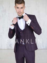 Однобортный, Тройка Свадебный костюм Chalmers (Чалмерс) от Салон мужских костюмов Dress Сode Store 2