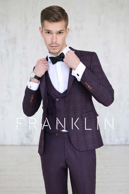 Однобортный, Тройка Свадебный костюм Chalmers (Чалмерс) от Салон мужских костюмов Dress Сode Store 2