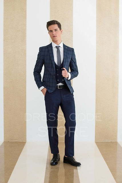 Однобортный, Тройка Свадебный костюм Charteris (Чартерис) от Салон мужских костюмов Dress Сode Store 1
