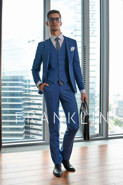 Однобортный, Тройка Свадебный костюм Colville (Колвилль) от Салон мужских костюмов Dress Сode Store 4