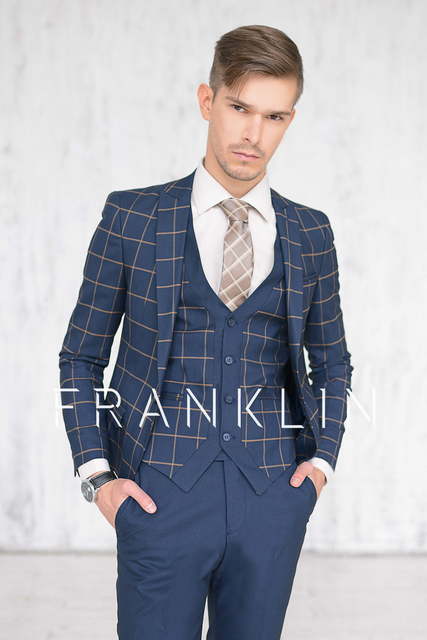 Однобортный, Тройка Свадебный костюм Dewar (Дьюар) от Салон мужских костюмов Dress Сode Store 2