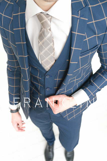 Однобортный, Тройка Свадебный костюм Dewar (Дьюар) от Салон мужских костюмов Dress Сode Store 3