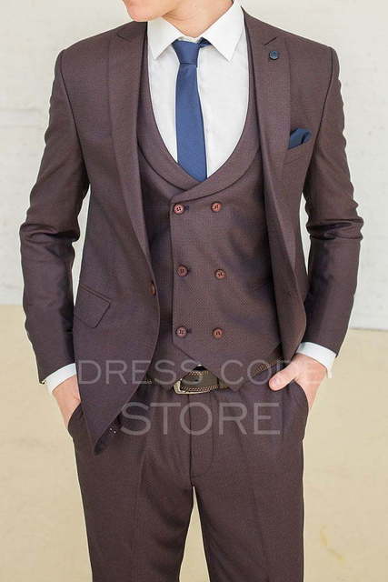 Однобортный, Тройка Свадебный костюм Drummond (Драммонд) от Салон мужских костюмов Dress Сode Store 2