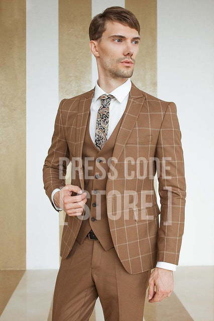 Однобортный, Тройка Свадебный костюм Erskine (Эрскин) от Салон мужских костюмов Dress Сode Store 2