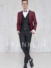 Однобортный, Тройка Свадебный костюм Fergusson (Фергюссон) от Салон мужских костюмов Dress Сode Store 1