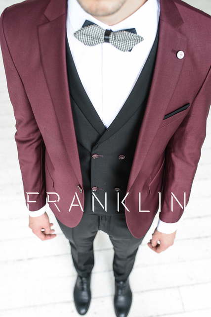 Однобортный, Тройка Свадебный костюм Fergusson (Фергюссон) от Салон мужских костюмов Dress Сode Store 3