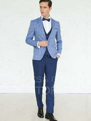 Однобортный, Тройка Свадебный костюм Fleming (Флеминг) от Салон мужских костюмов Dress Сode Store 1