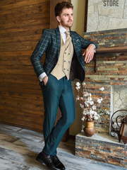 Однобортный, Тройка Свадебный костюм Forrester (Форрестер) от Салон мужских костюмов Dress Сode Store 1