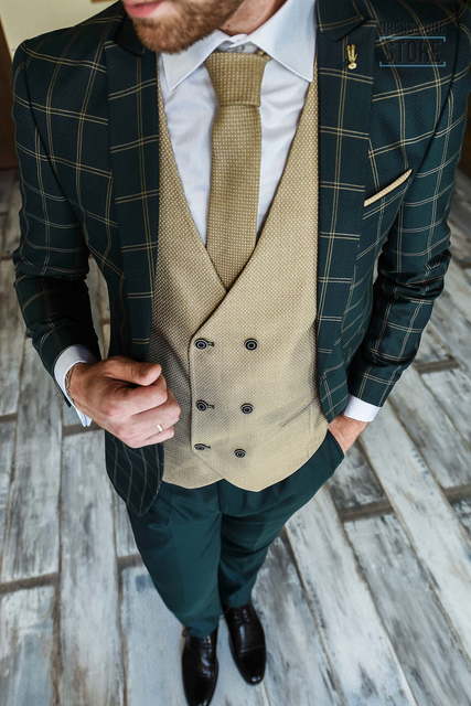 Однобортный, Тройка Свадебный костюм Forrester (Форрестер) от Салон мужских костюмов Dress Сode Store 3