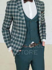 Однобортный, Тройка Свадебный костюм Garden (Гарден) от Салон мужских костюмов Dress Сode Store 2