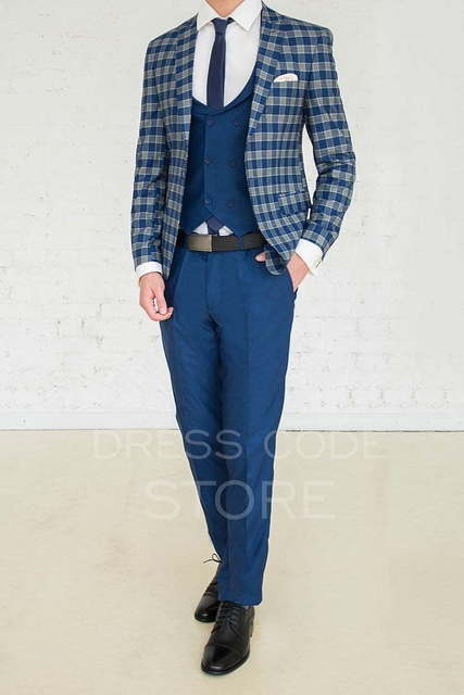 Однобортный, Тройка Свадебный костюм Gordon (Гордон) от Салон мужских костюмов Dress Сode Store 2