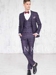 Однобортный, Тройка Свадебный костюм Gunn (Ганн) от Салон мужских костюмов Dress Сode Store 1